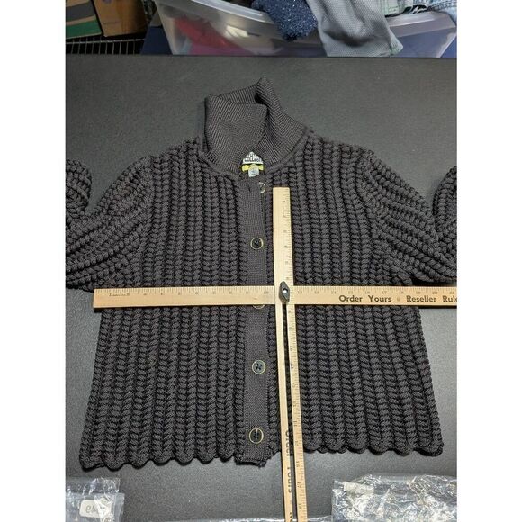 Future Collective with Jenee Naylor Braided Button-Front Cardigan  Women's Large - Picture 5 of 5